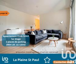 Appartement 3 pièce(s) Bois de Nèfles St Paul