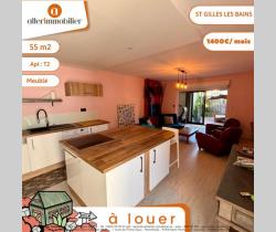 Appartement 2 pièce(s) Saint Gilles Les Bains