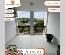 Appartement 3 pièce(s)  58 m2