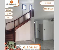 Appartement 4 pièce(s)  Saint Pierre 