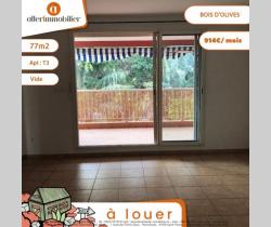 Appartement 3 pièce(s)  65 m2