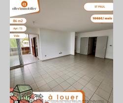 Appartement 3 pièce(s)  Saint Paul 