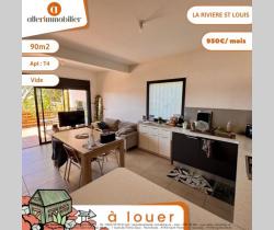Appartement 4 pièce(s)  La Rivière Saint Louis 