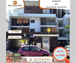 Appartement 2 pièce(s)  Saint Paul 