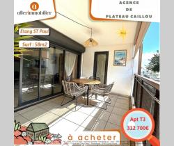 Appartement 3 pièce(s)  Saint Paul 