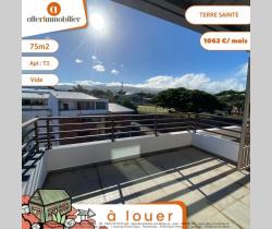 Appartement 3 pièce(s)  Saint Pierre 