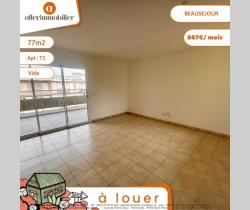 Appartement 3 pièce(s)  Sainte Marie 