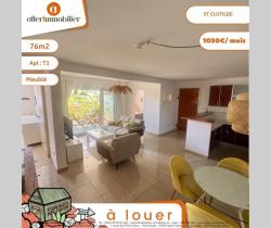 Appartement 3 pièce(s)  Sainte Clotilde