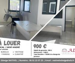 Local commercial 2 pièce(s)  Saint André 