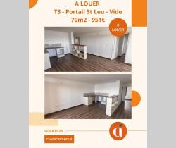 Appartement 3 pi&egrave;ce(s)  59 m2