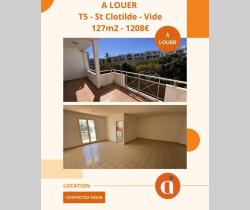 Appartement 5 pièce(s)  Sainte Clotilde