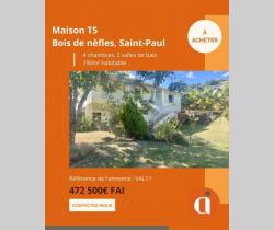Maison / Villa 5 pièce(s)  Saint Paul 