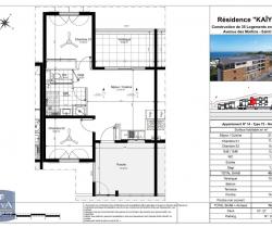 Appartement 3 pièce(s)  74 m2
