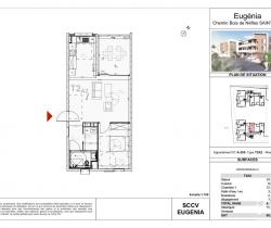 Appartement 2 pi&egrave;ce(s)  65 m2